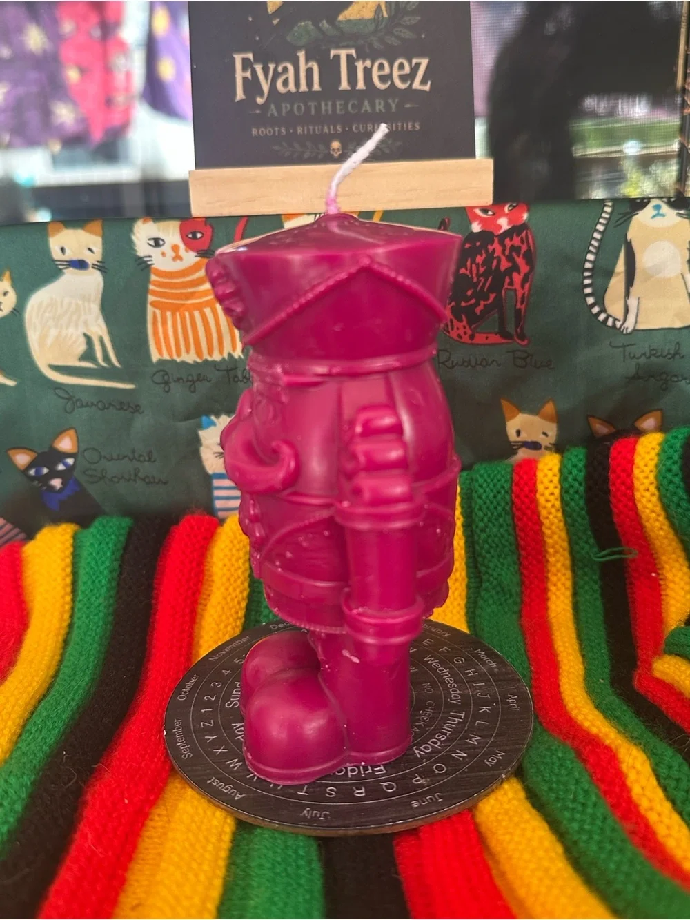 Nutcracker Candle – Deep Berry
